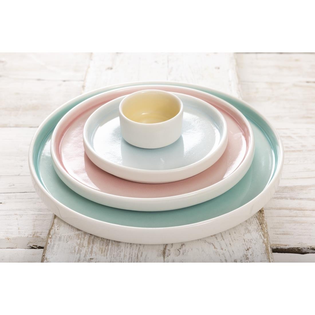 Olympia Fondant Plate Mint - 270mm (4 Pack) - CU434