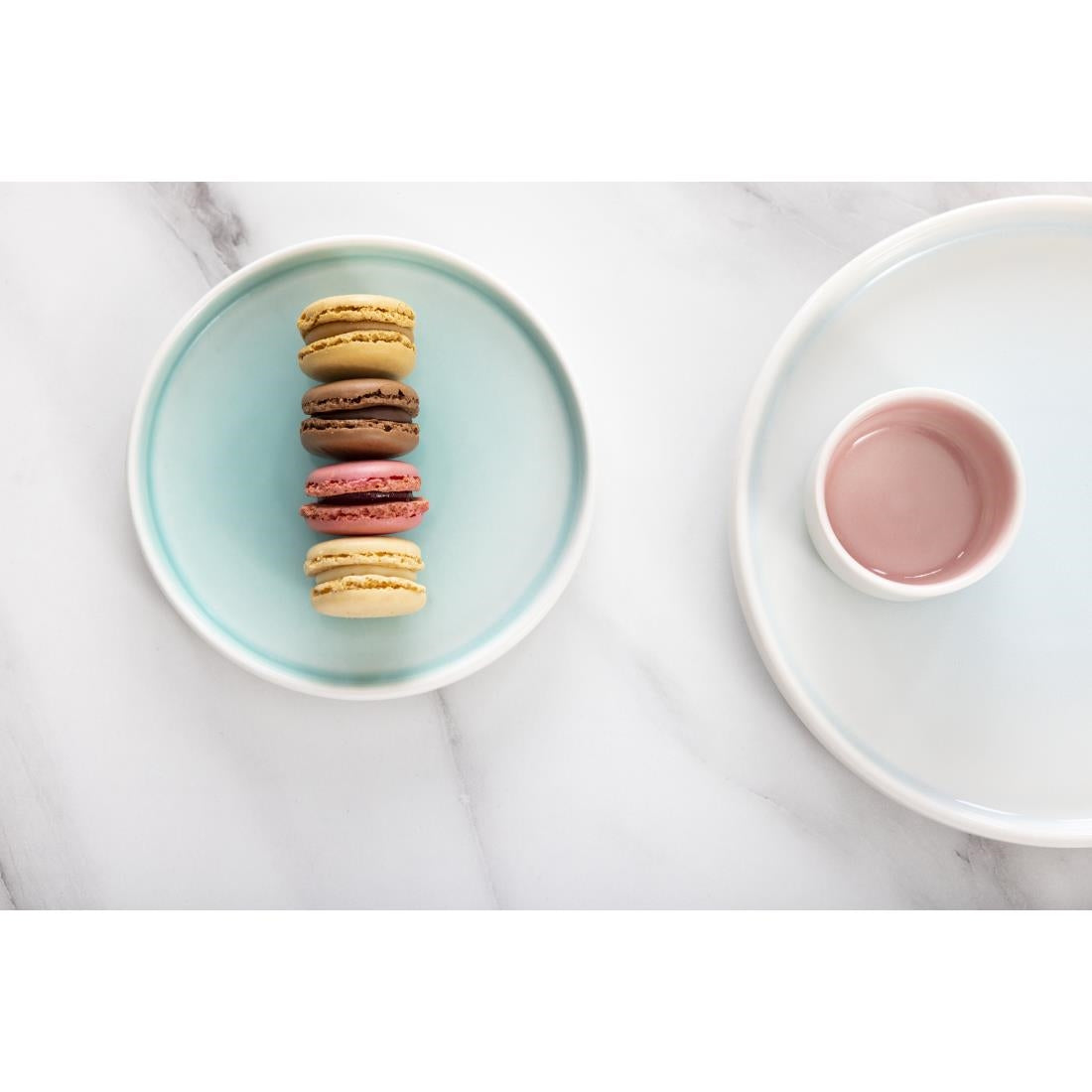 Olympia Fondant Plate Aqua - 270mm (4 Pack) - CU176