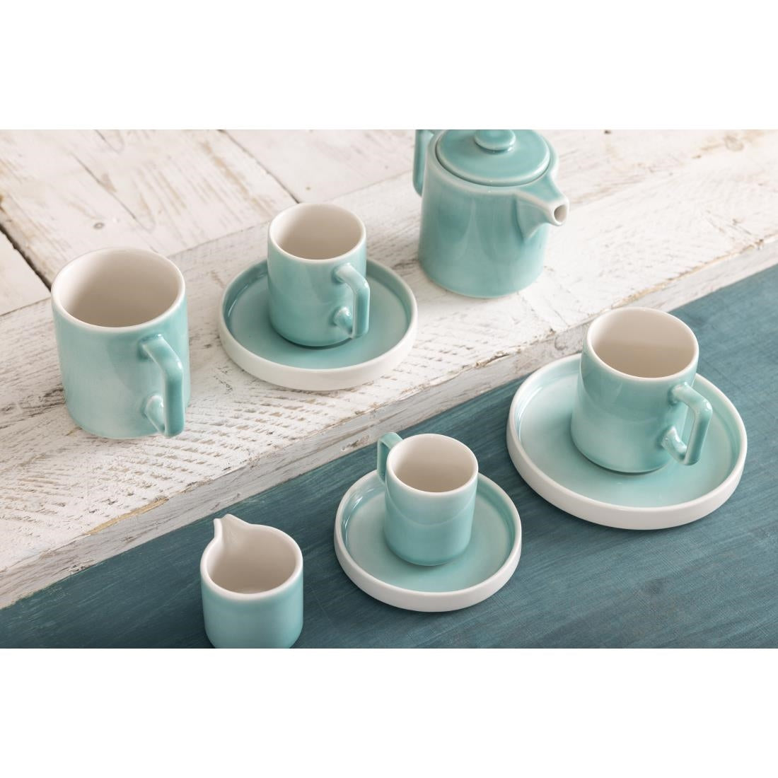 Olympia Fondant Saucers Mint 136mm for CU442 (6 Pack) - CU443