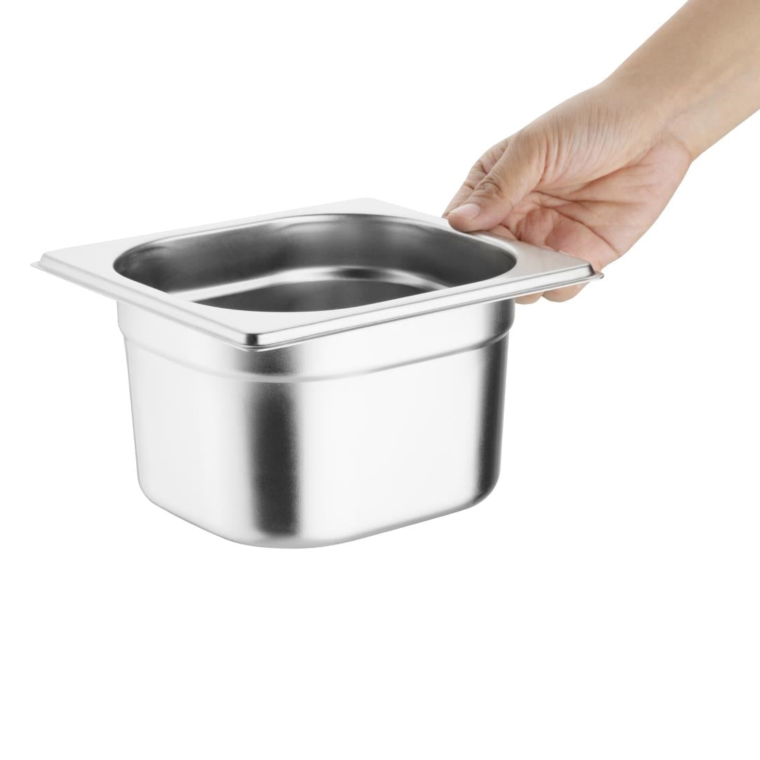 Vogue Heavy Duty St/St - GN 1/6 100mm - CU516