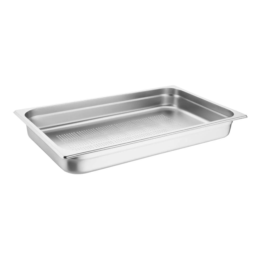 Vogue Heavy Duty St/St Perforated - GN 1/1 65mm - CU518