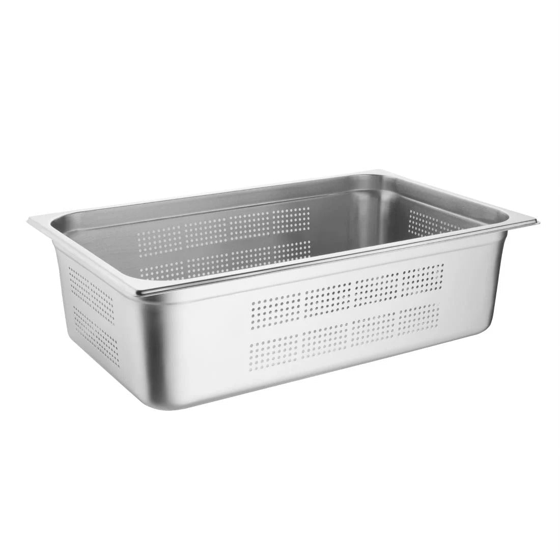 Vogue Heavy Duty St/St Perforated GN - 1/1 150mm - CU519