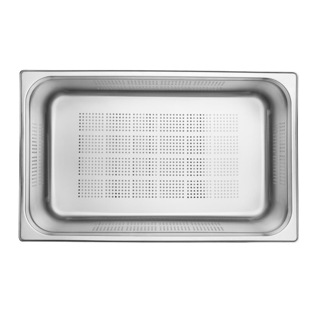 Vogue Heavy Duty St/St Perforated GN - 1/1 150mm - CU519