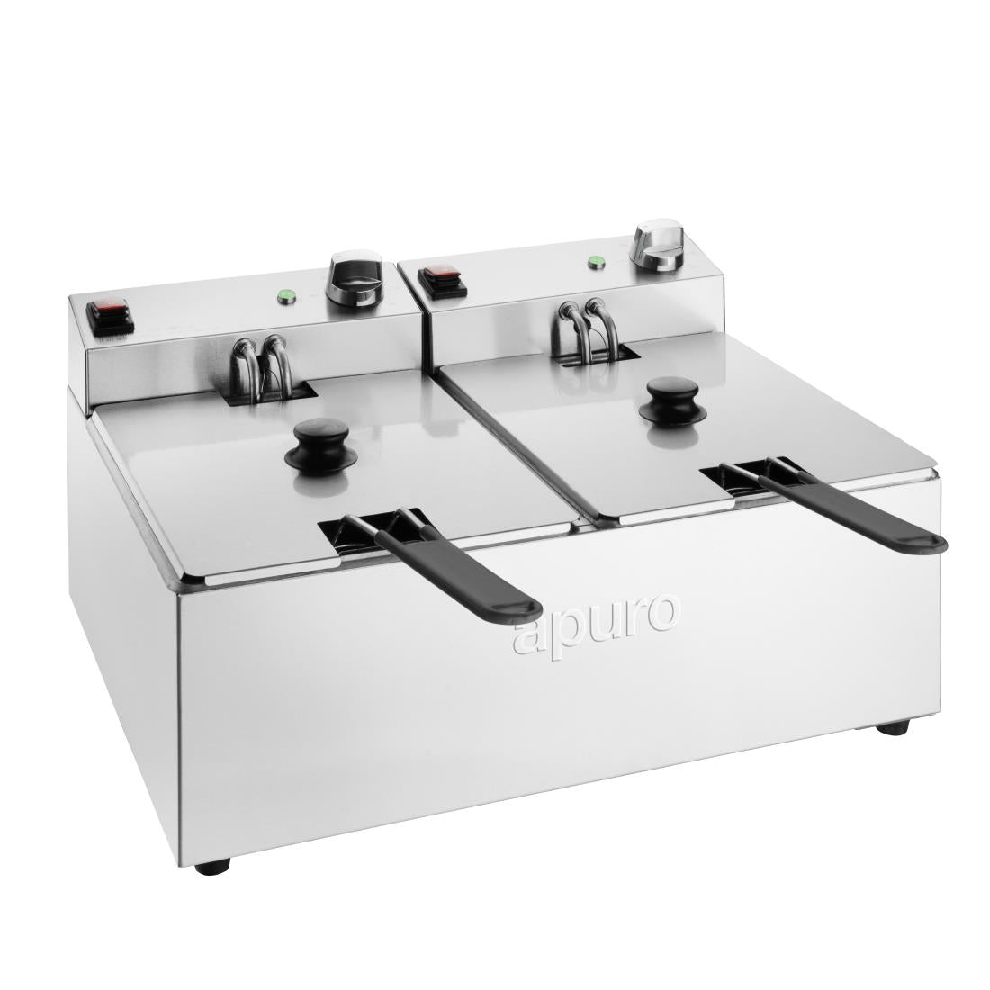 Apuro 5L Double Electric Fryer - CU619-A