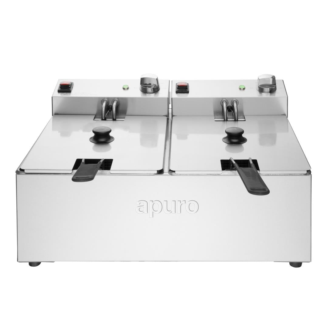 Apuro 5L Double Electric Fryer - CU619-A