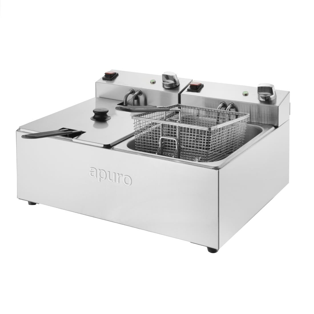 Apuro 5L Double Electric Fryer - CU619-A