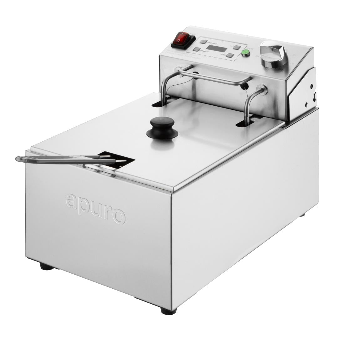 Apuro Single Electric Fryer with Timer 5Ltr - CU622-A