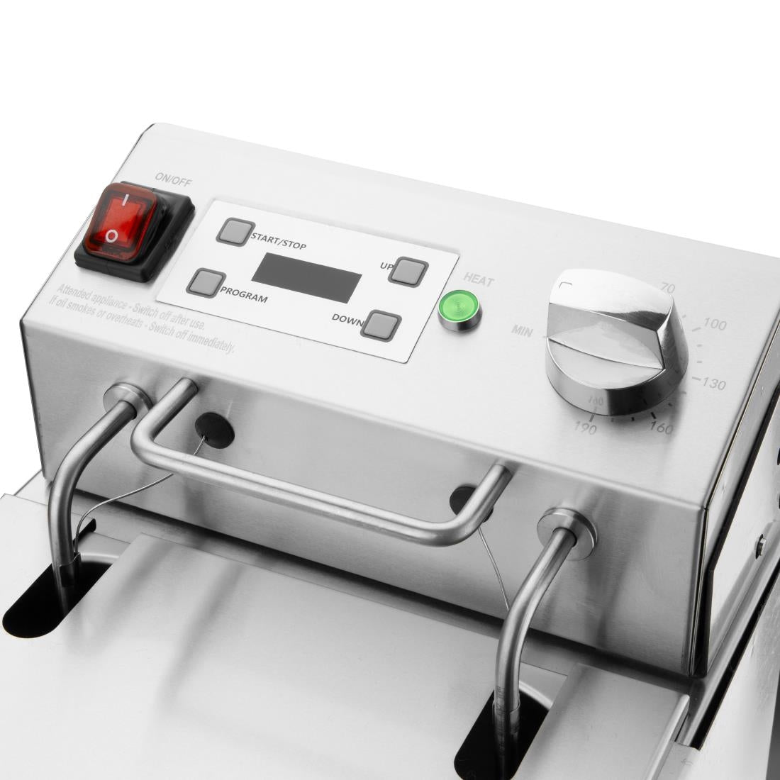 Apuro Single Electric Fryer with Timer 5Ltr - CU622-A
