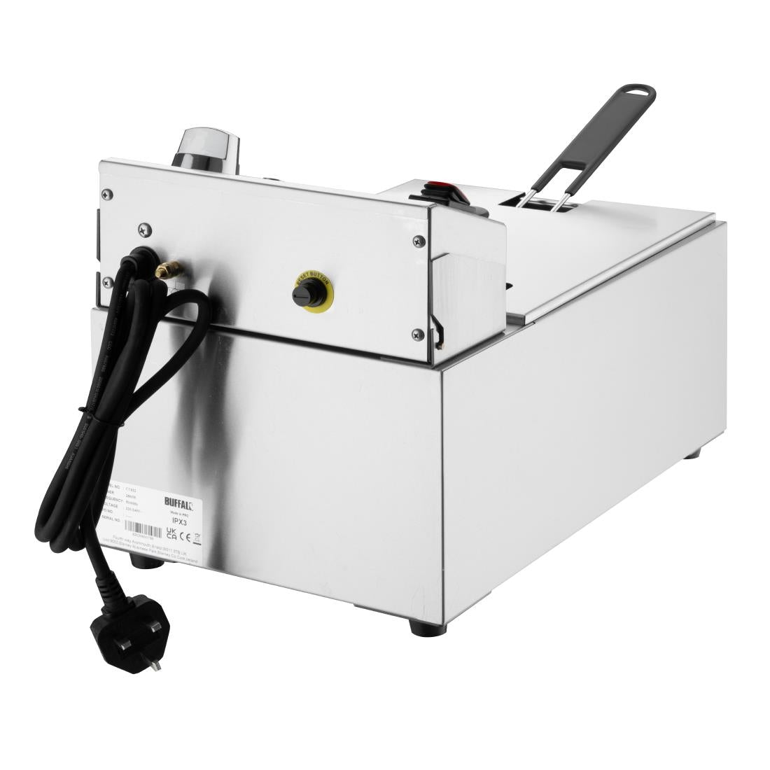 Apuro Single Electric Fryer with Timer 5Ltr - CU622-A