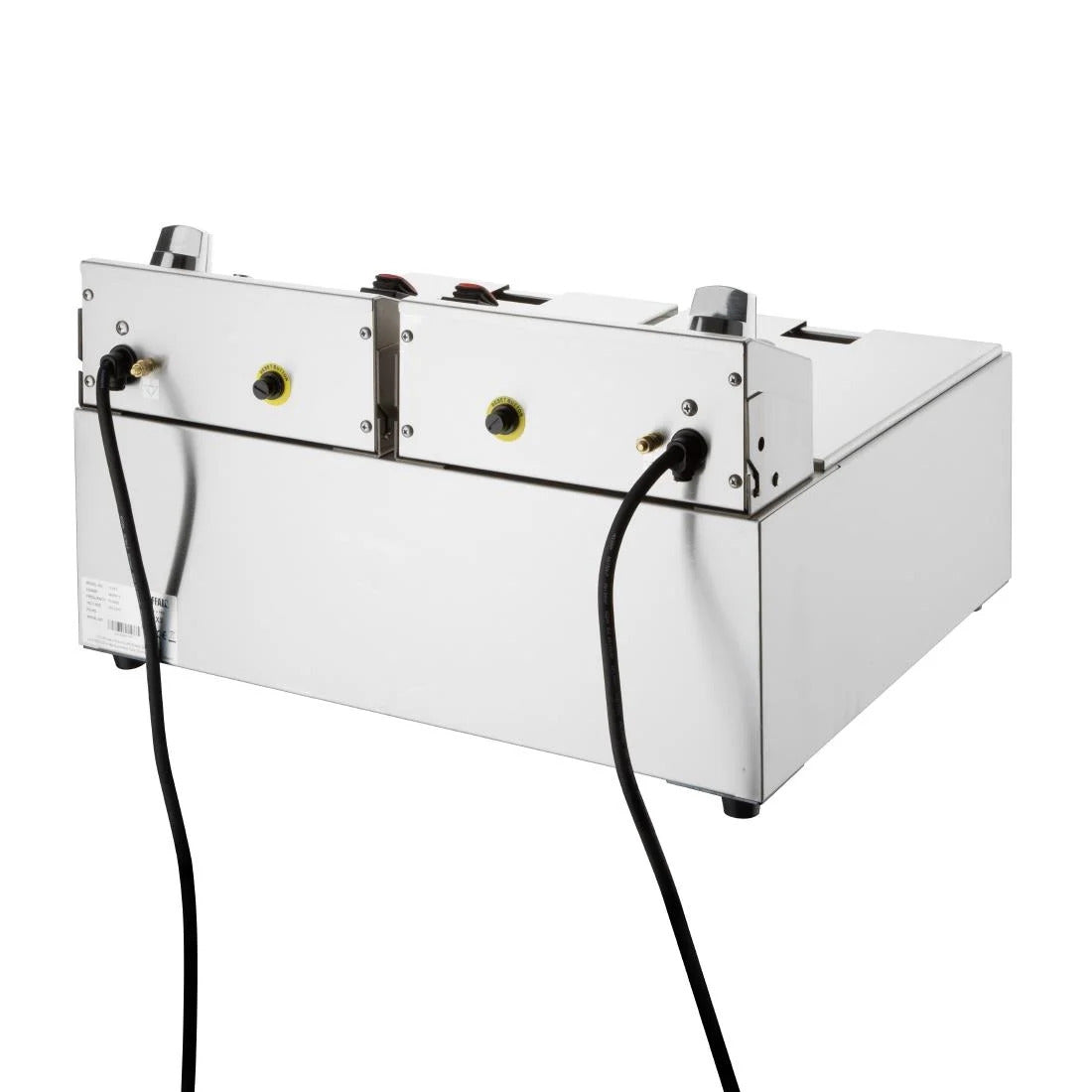 Apuro Double Electric Fryer with Timer 2x5Ltr - CU624-A