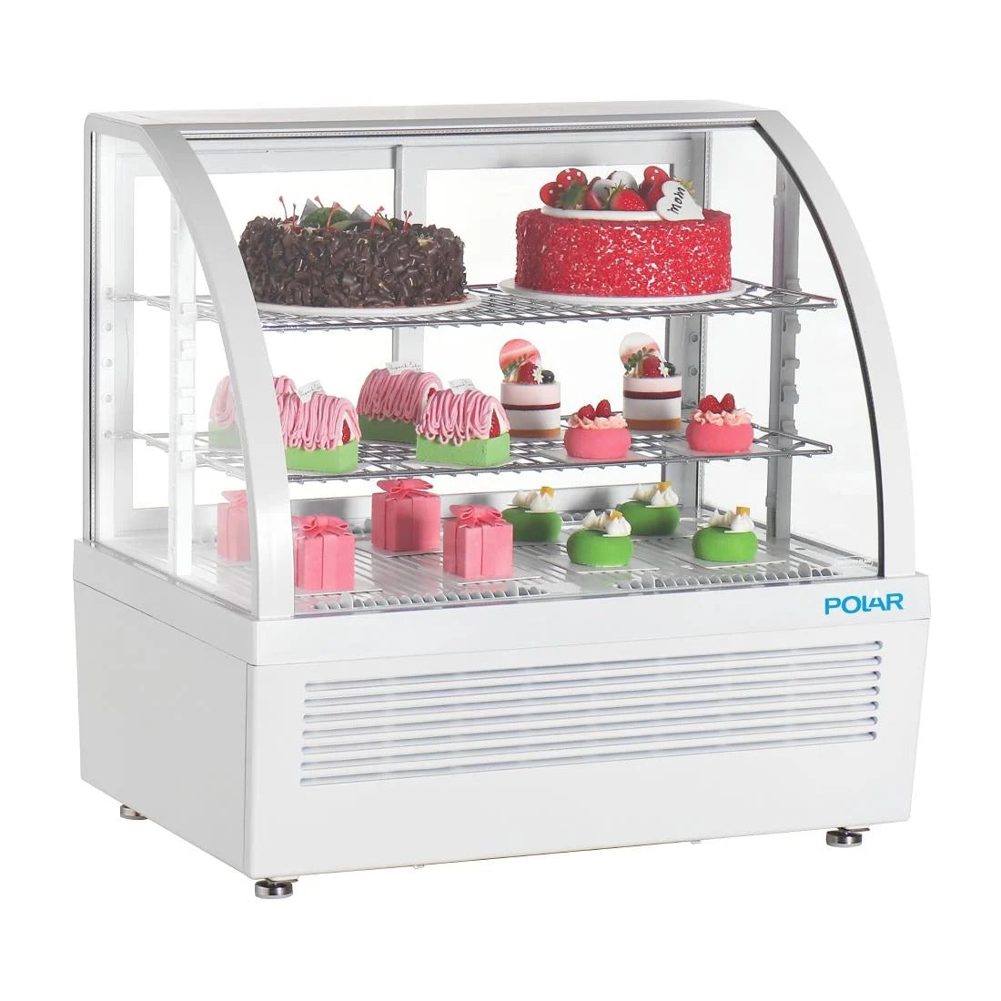 Polar C-Series Countertop Display Fridge White - 100Ltr - CU637-A