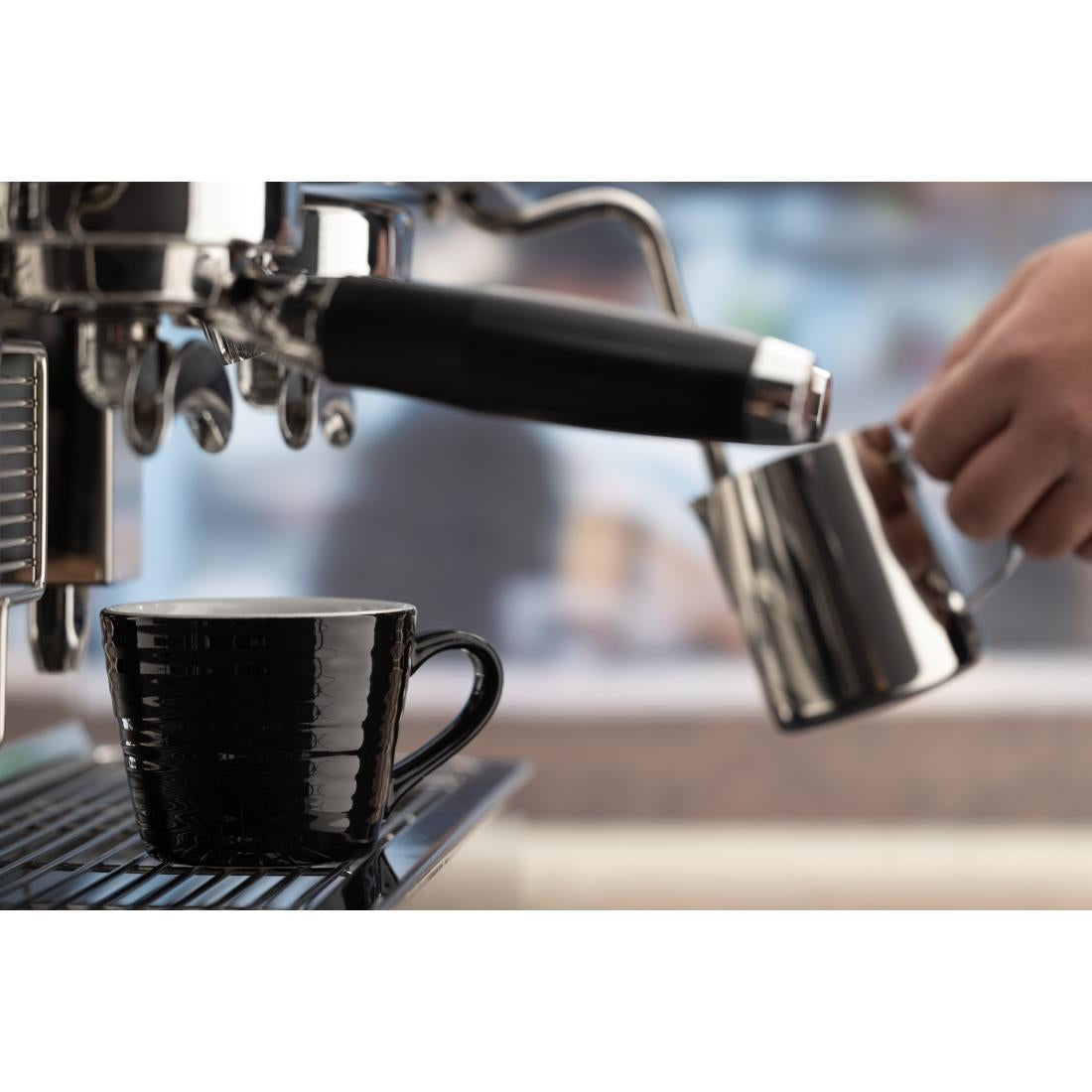 Olympia Milk Jug Stainless Steel 340ml - J316