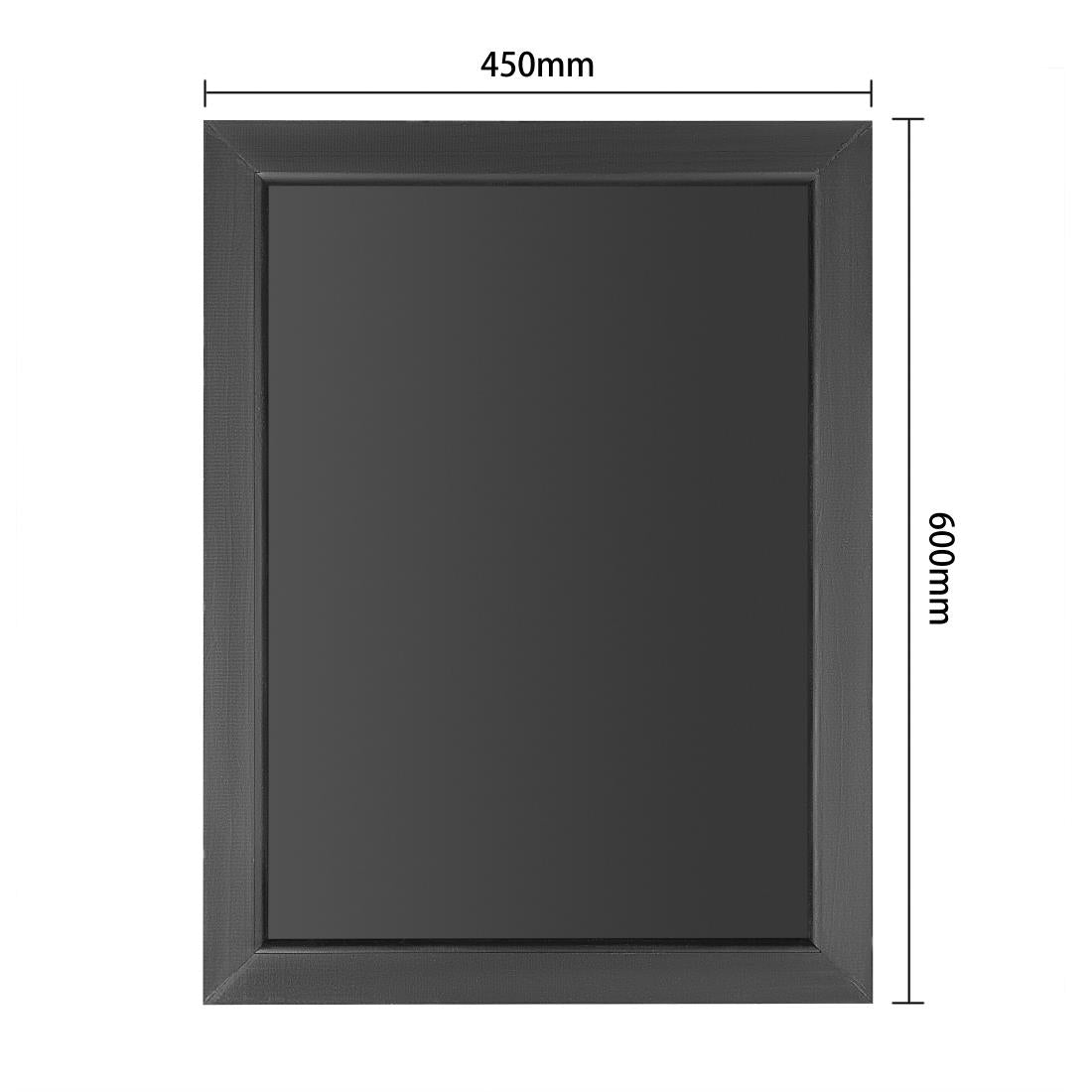 Olympia Wallboard Black Wooden Frame 450x600mm - CU990
