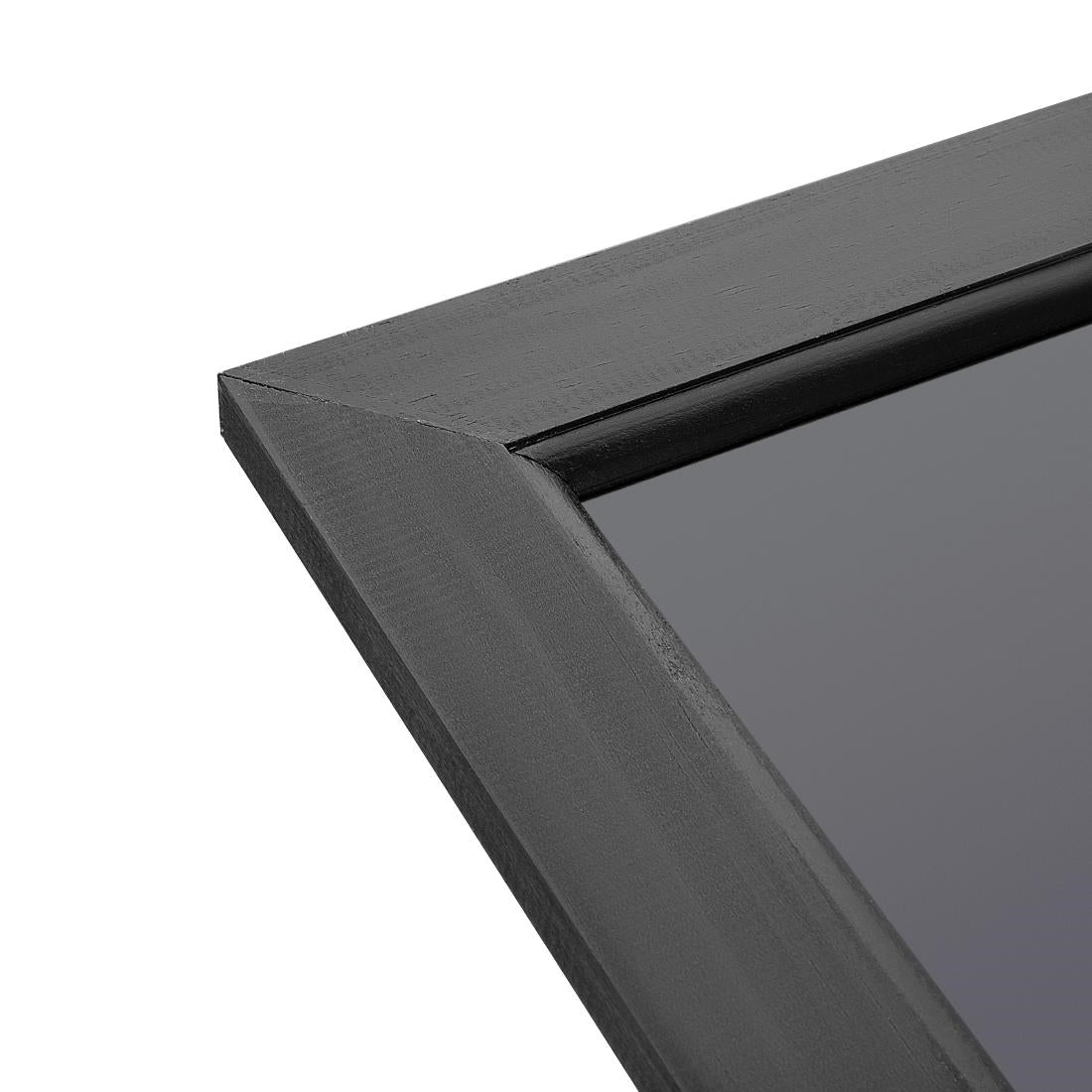 Olympia Wallboard Black Wooden Frame 600x800mm - CU991