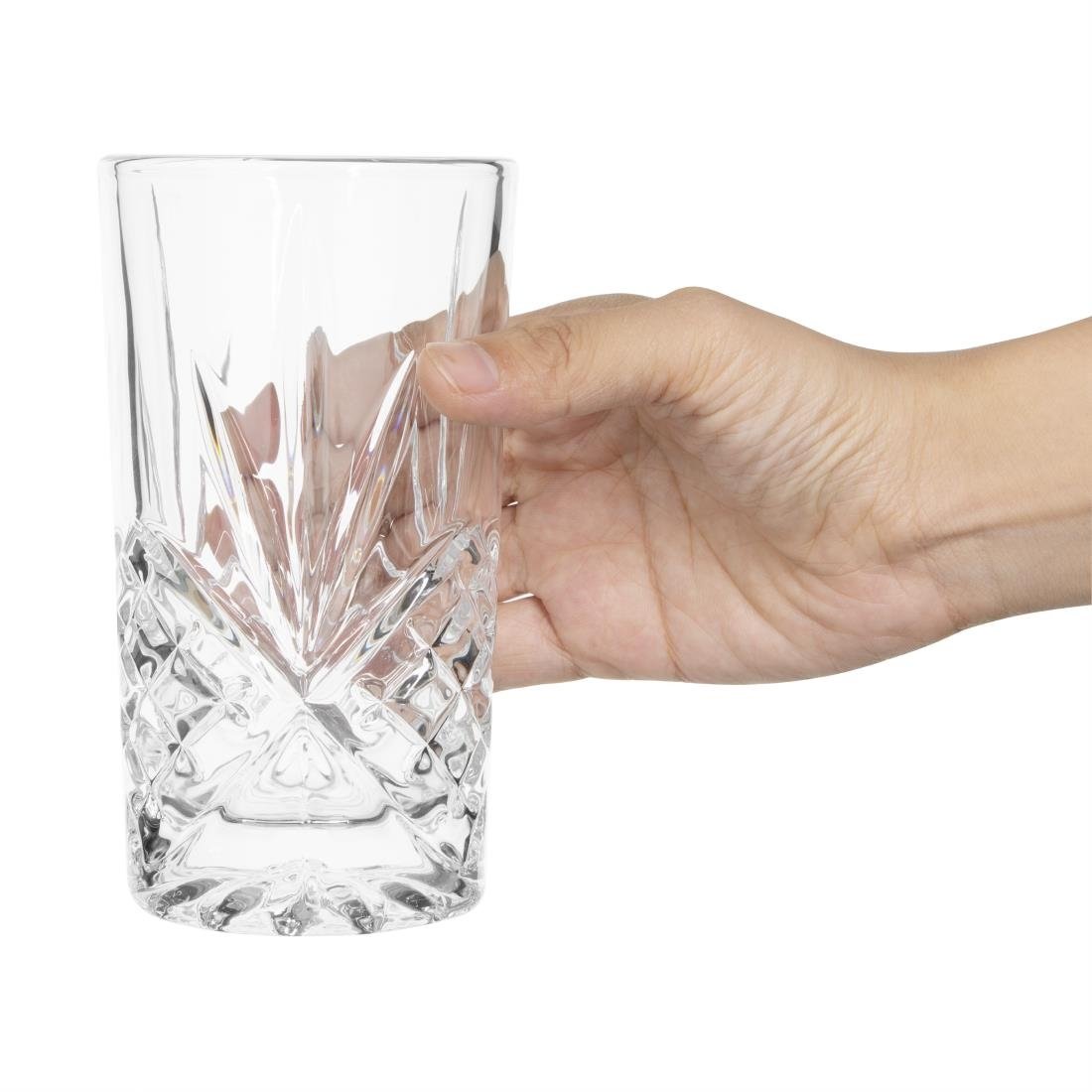 Olympia Old Duke Glass Tumblers 350ml (6 Pack) - CW392
