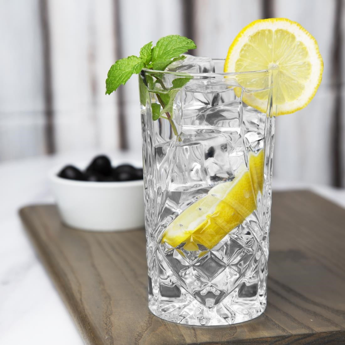 Olympia Old Duke Glass Tumblers 350ml (6 Pack) - CW392