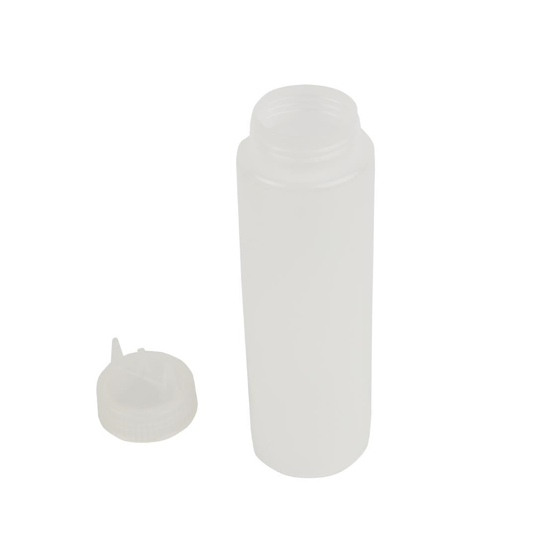 Vogue Clear 3 Nozzle Squeeze Bottle 681ml - CW725