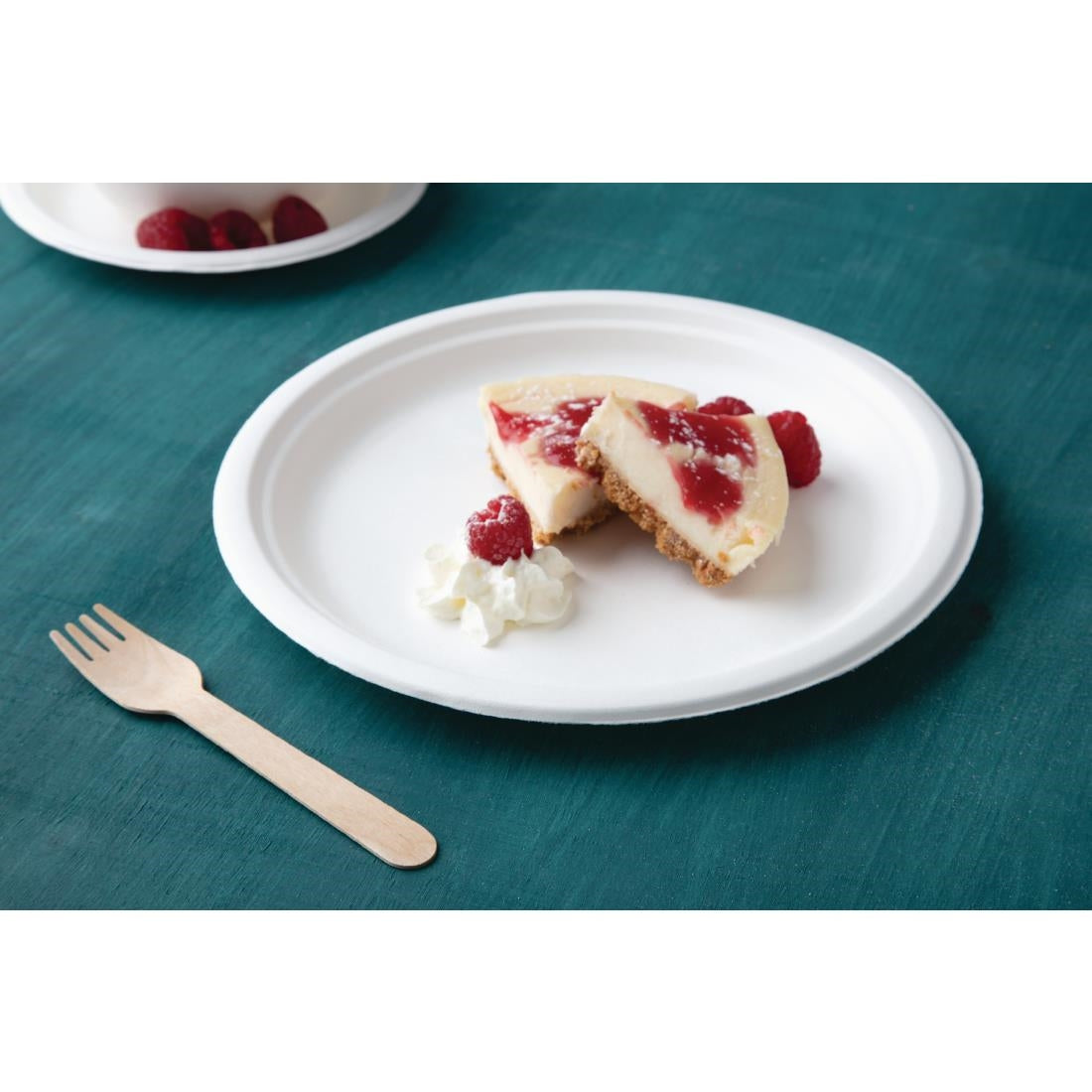 Fiesta Compostable Bagasse Plates Round 260mm (Pack of 50) - CW904