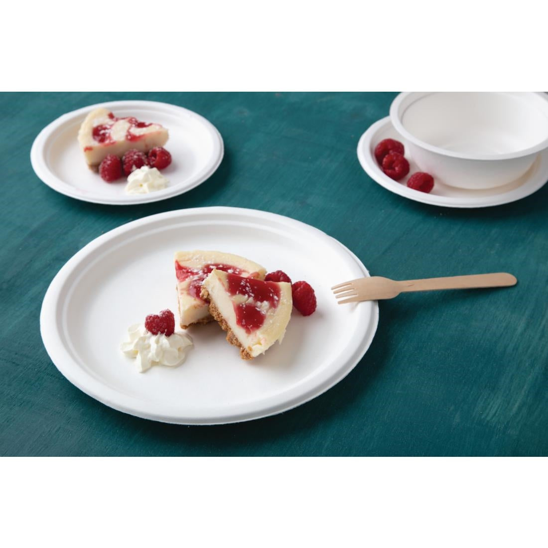 Fiesta Compostable Bagasse Plates Round 260mm (Pack of 50) - CW904
