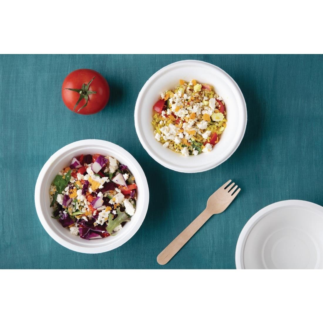 Fiesta Compostable Bagasse Bowls Round 300ml (Pack of 50) - CW906