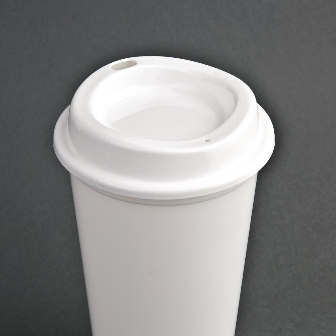Olympia Polypropylene Reusable Coffee Cups 450ml (Pack of 25) - CW929