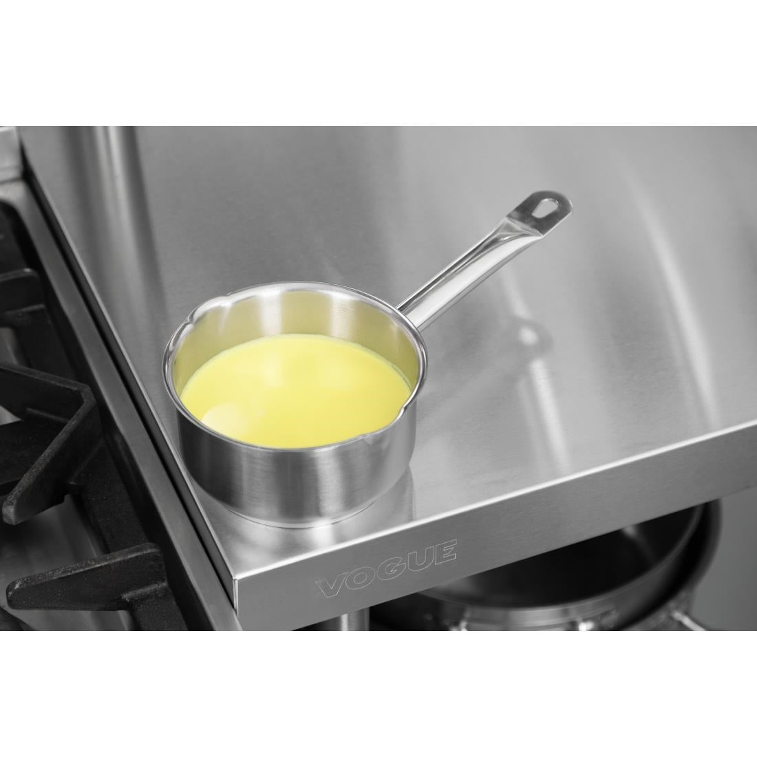 Vogue Stainless Steel Milk Pan 140mm - CX029