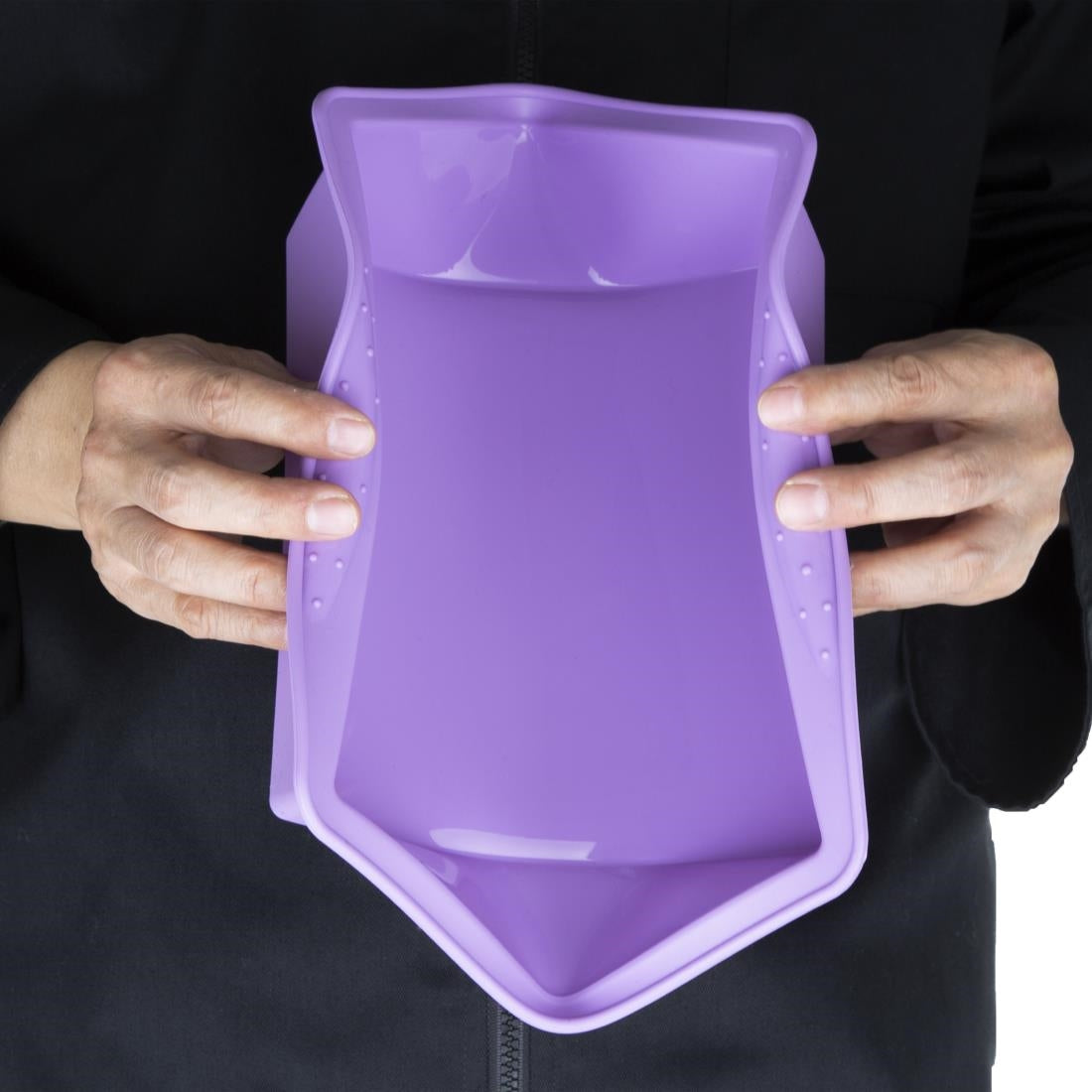 Hygiplas Flexible Silicone Square Bake Pan Purple 245mm - CX049
