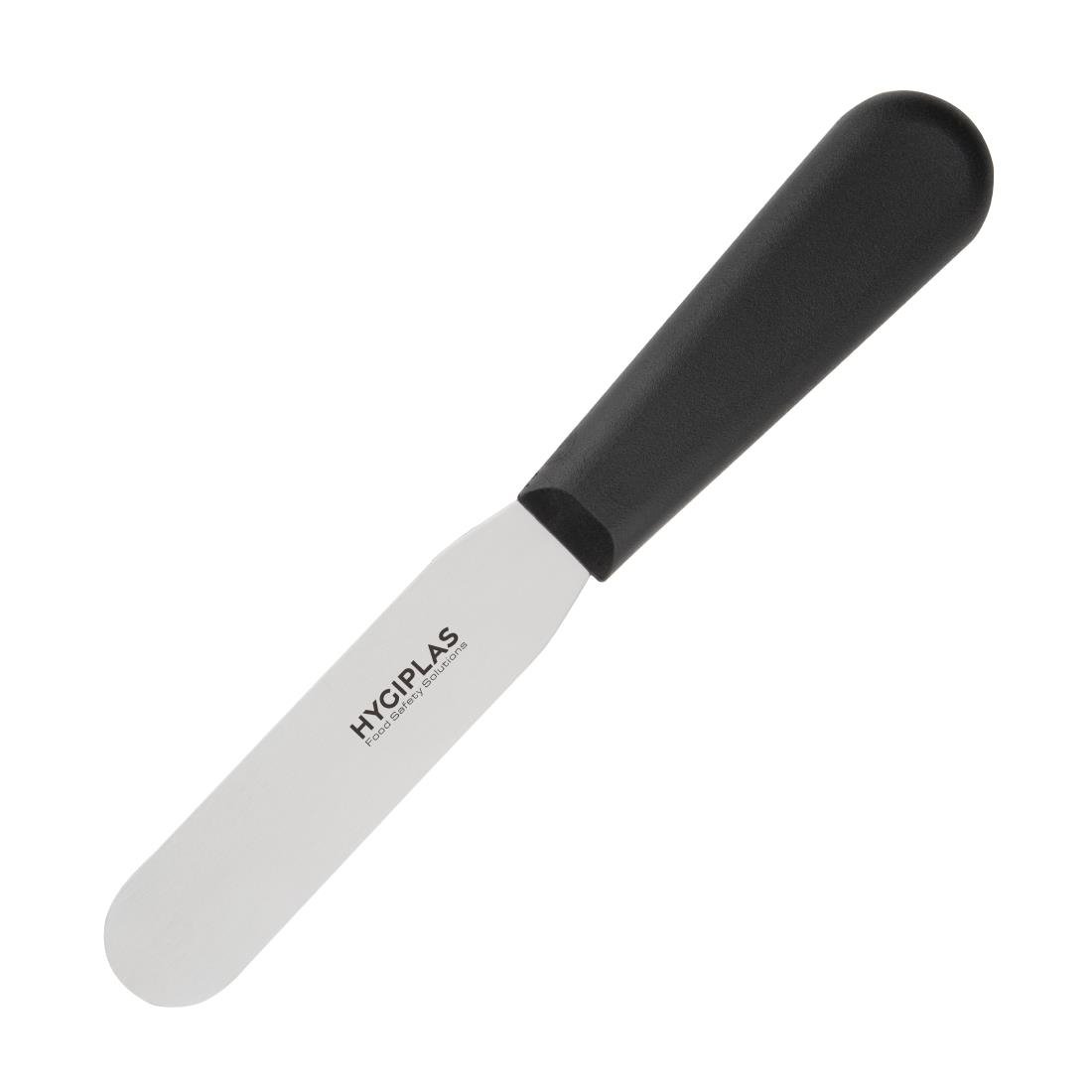 Hygiplas Straight Blade Palette Knife Black 100mm - D401