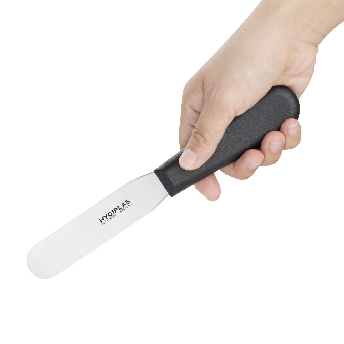 Hygiplas Straight Blade Palette Knife Black 100mm - D401