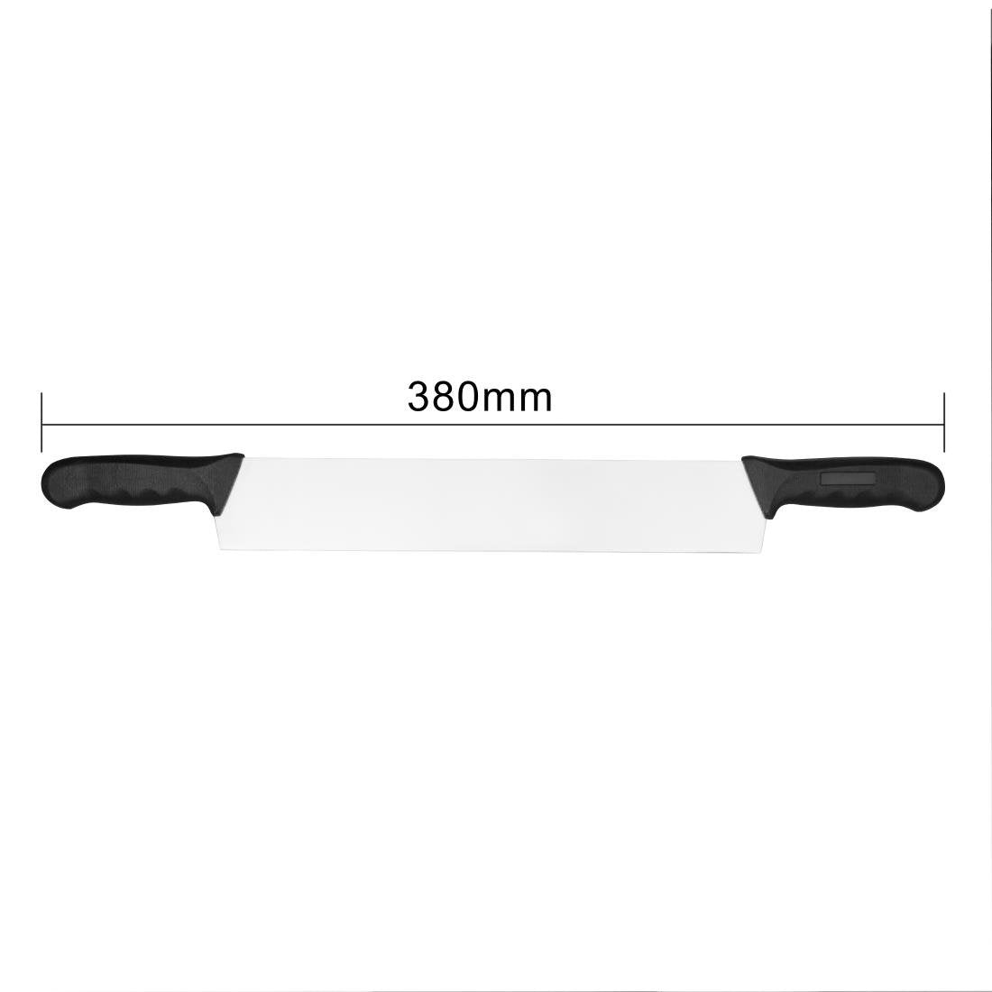 Vogue Double Handle Cheese Knife 380mm - D440