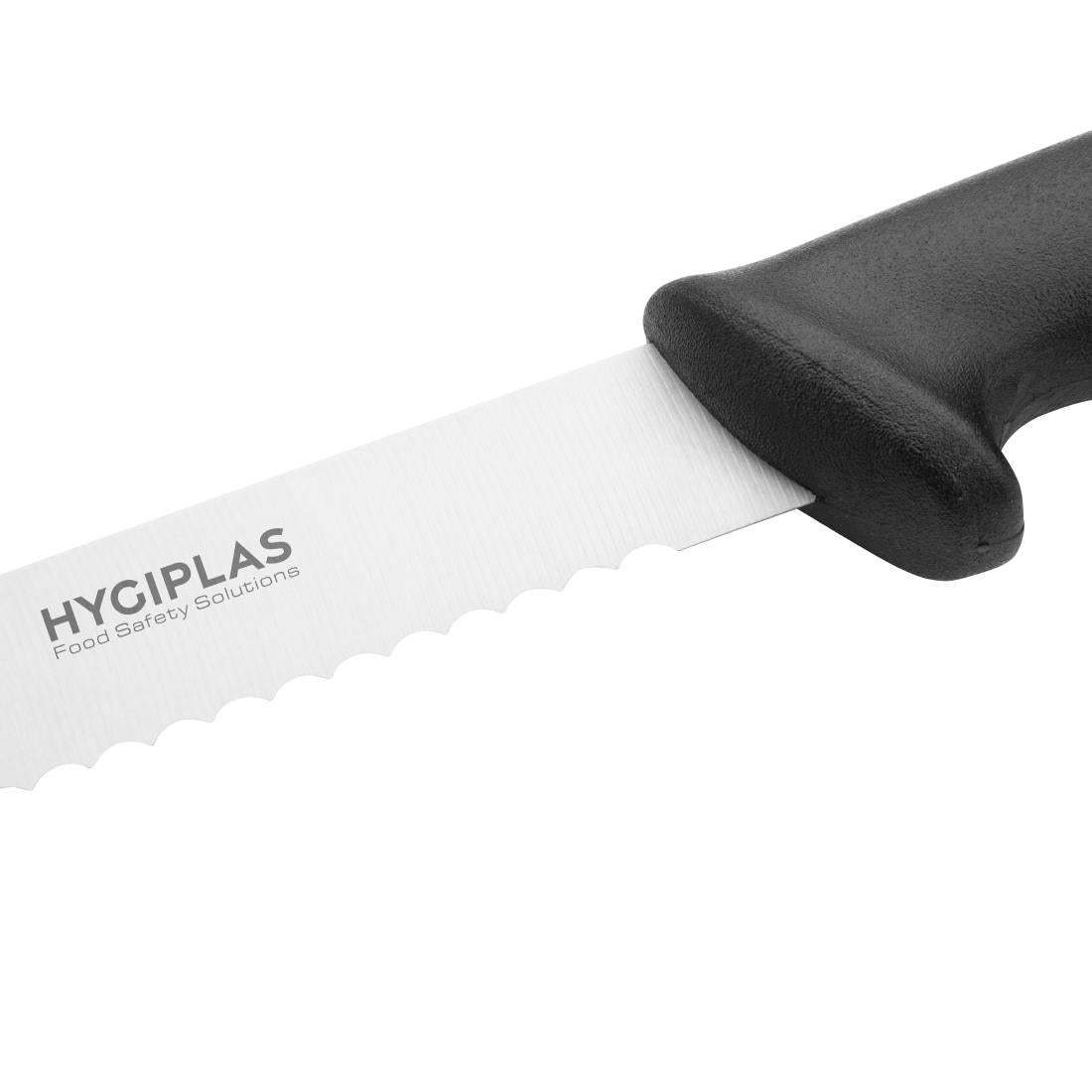 Hygiplas Bread Knife Black 205mm - D734