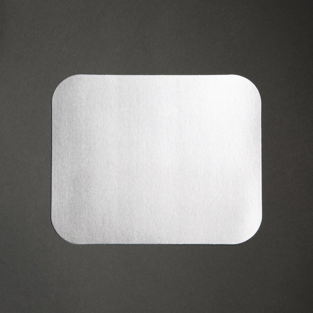 Waxed Lids for Fiesta Recyclable Medium Foil Containers (Pack of 500) - DA087