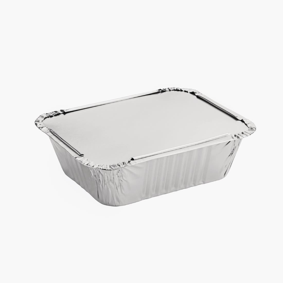Waxed Lids for Fiesta Recyclable Medium Foil Containers (Pack of 500) - DA087