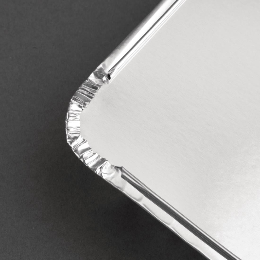 Waxed Lids for Fiesta Recyclable Medium Foil Containers (Pack of 500) - DA087