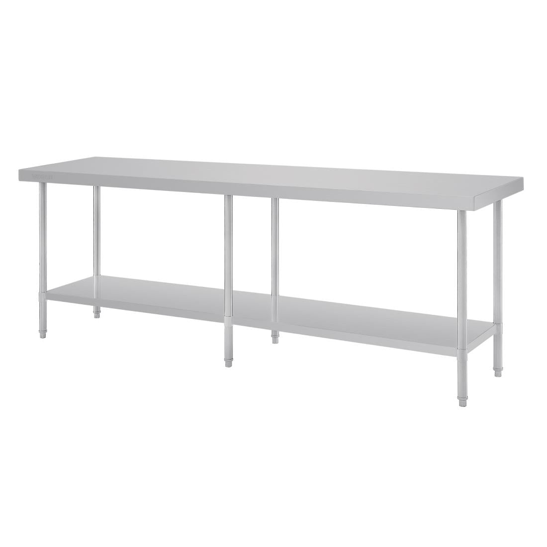 Vogue Premium Stainless Steel Table 2400mm - DA333