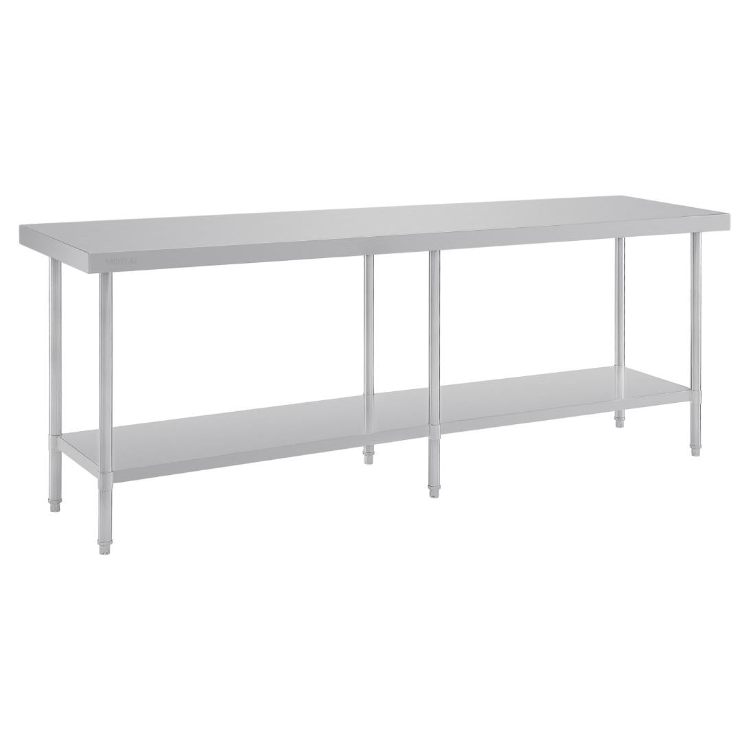 Vogue Premium Stainless Steel Table 2400mm - DA333
