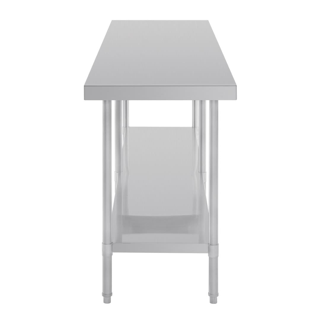 Vogue Premium Stainless Steel Table 2400mm - DA333