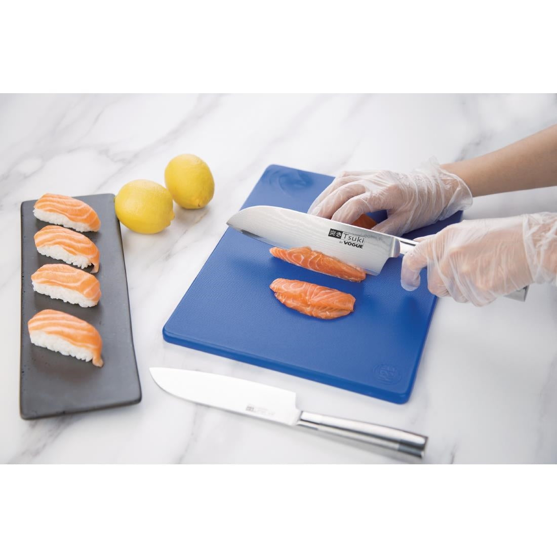 Vogue Tsuki Series 8 Santoku Knife 175mm - DA441