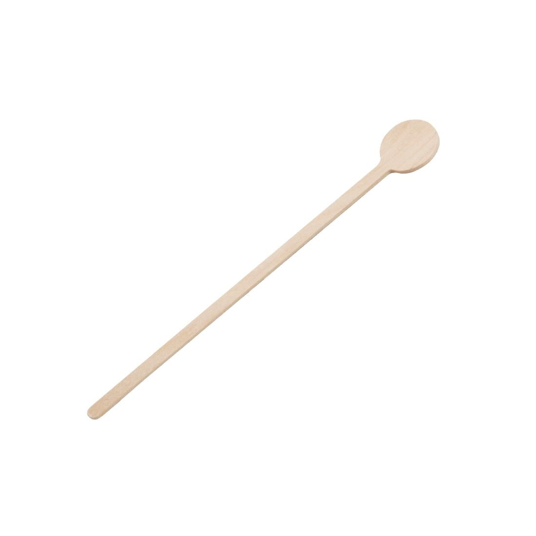 Fiesta Compostable Biodegradable Wooden Cocktail Stirrers 150mm (Pack of 100) - DB493