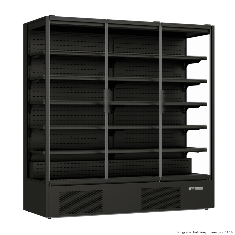 2NDs: Thermaster Supermarket Panorama 3 Door Chiller Display - DC-187B-SA1-2