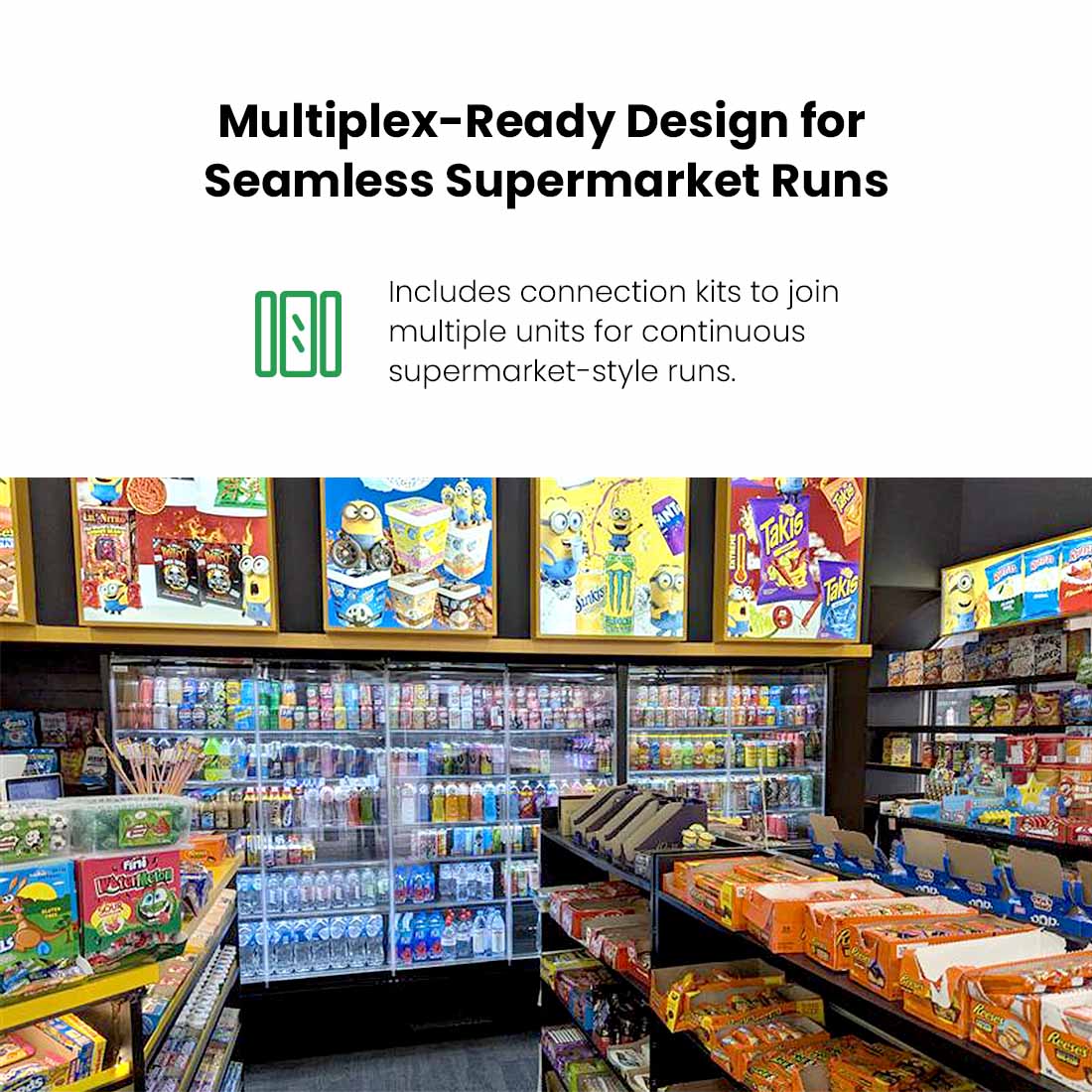 2NDs: Thermaster Supermarket Panorama 4 Door Chiller Display - DC-250B-NSW2083