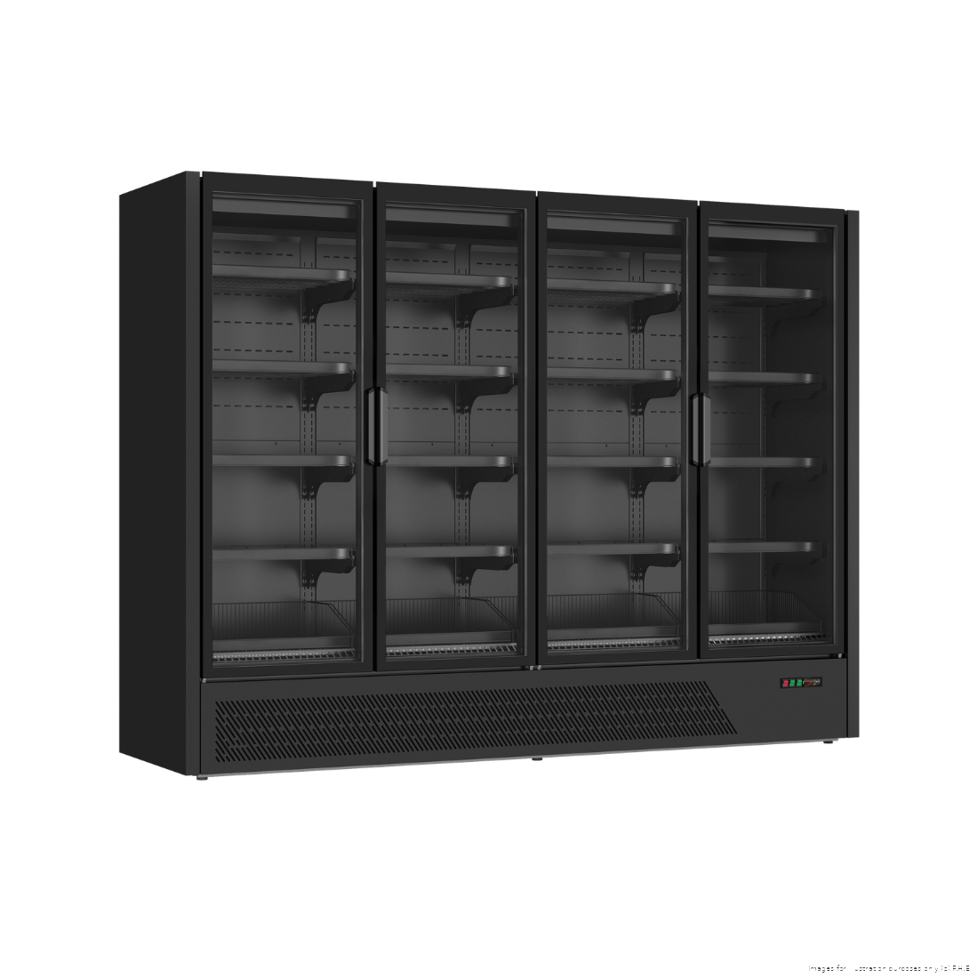 Thermaster 4 Frameless Glass Door Multideck Display Freezer - DC-250BTFG