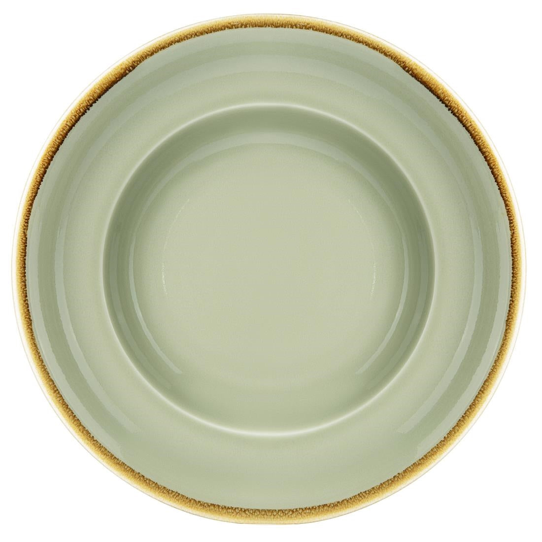 Olympia Kiln Pasta Bowls Moss 250mm (Pack of 4) - DC307