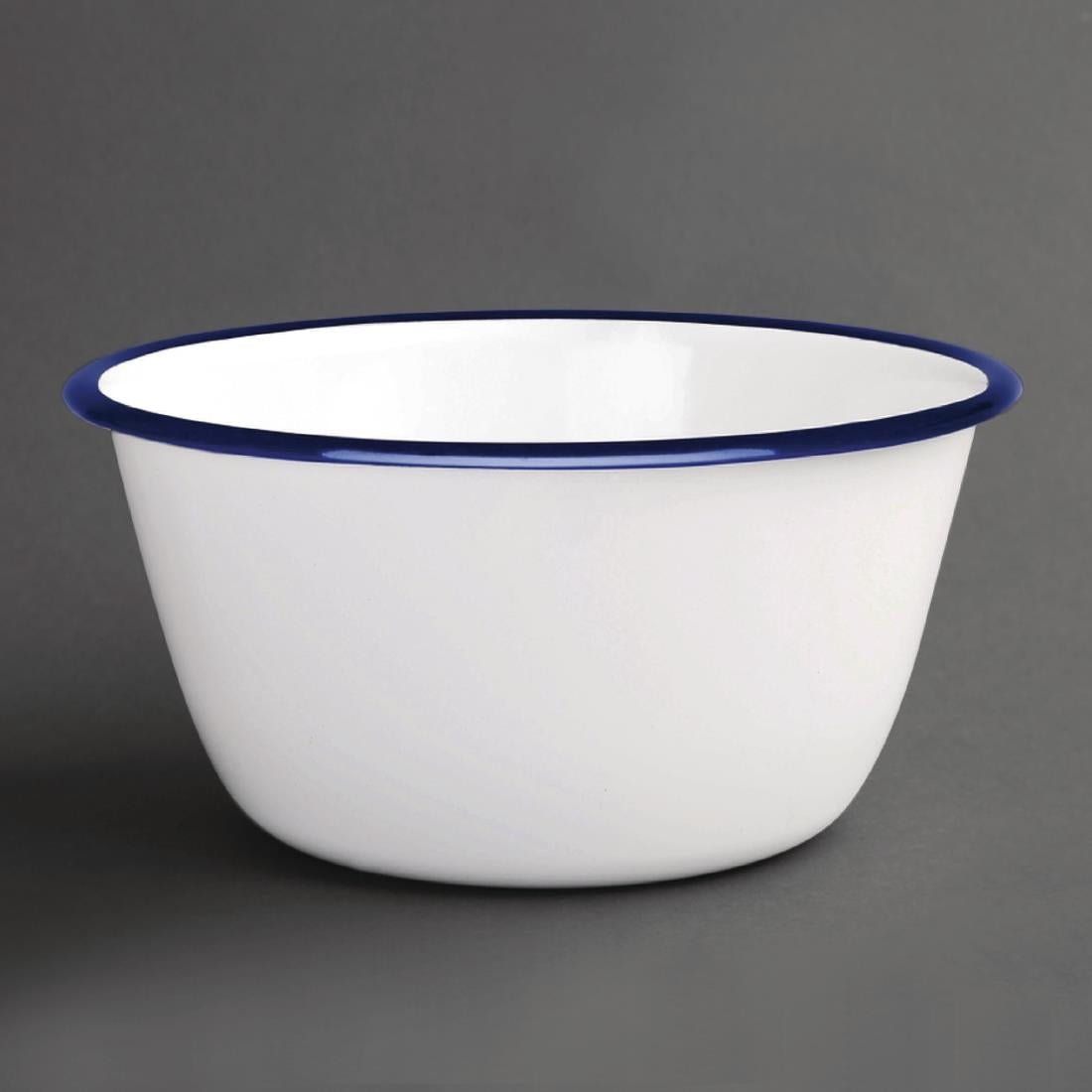 Olympia Enamel Pudding Bowls 155mm - DC389