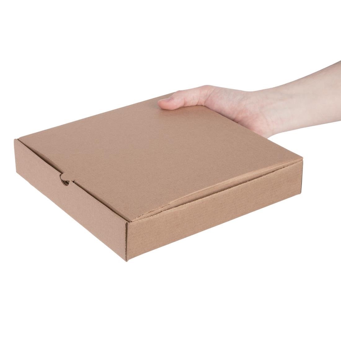 Fiesta Compostable Plain Pizza Pack Boxes 228mm (Pack of 100) - DC723