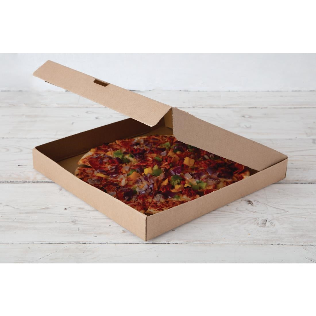 Fiesta Compostable Plain Pizza Pack Boxes 355mm (Pack of 50) - DC725