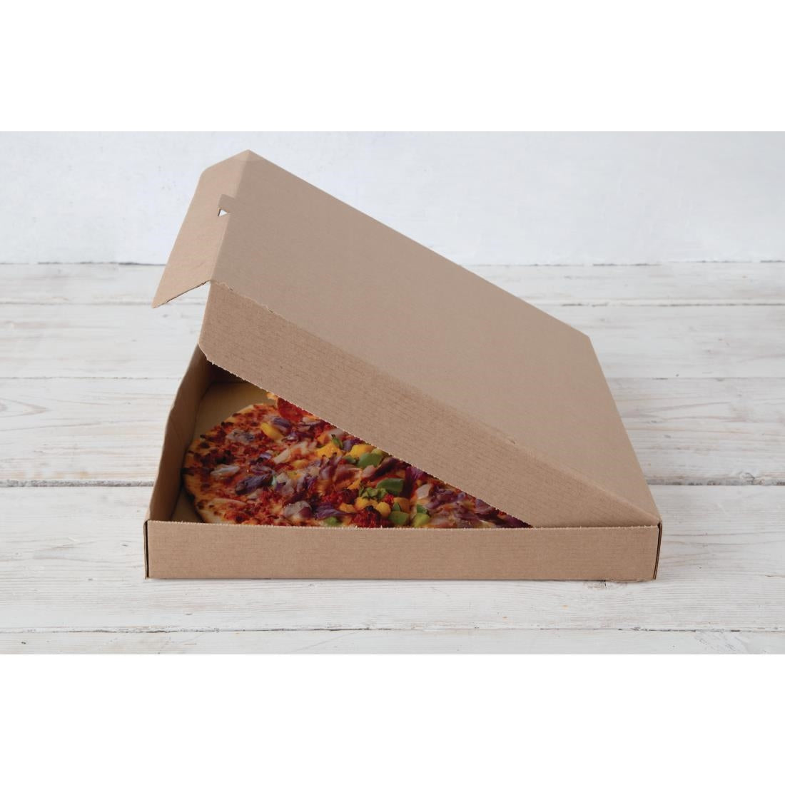 Fiesta Compostable Plain Pizza Pack Boxes 355mm (Pack of 50) - DC725