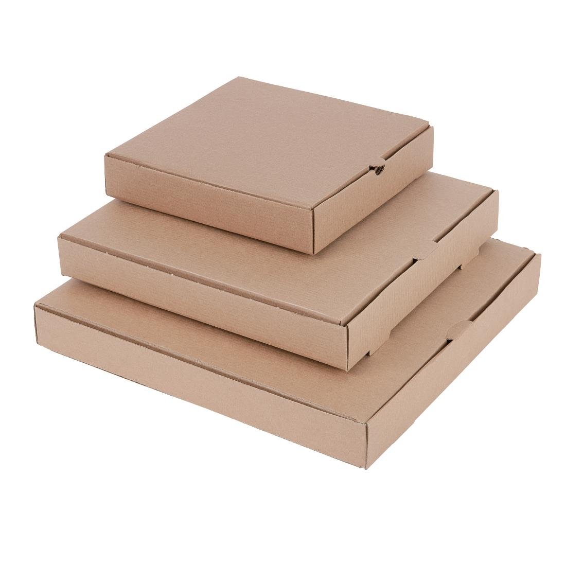 Fiesta Compostable Plain Pizza Boxes 12" (Pack of 100) - DC724