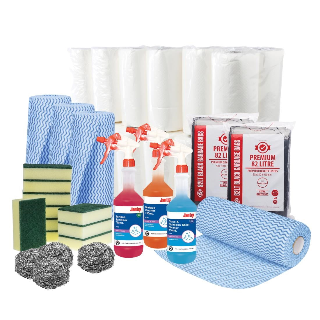 Jantex Basics Cleaning Kit (15 Pieces) - DD204