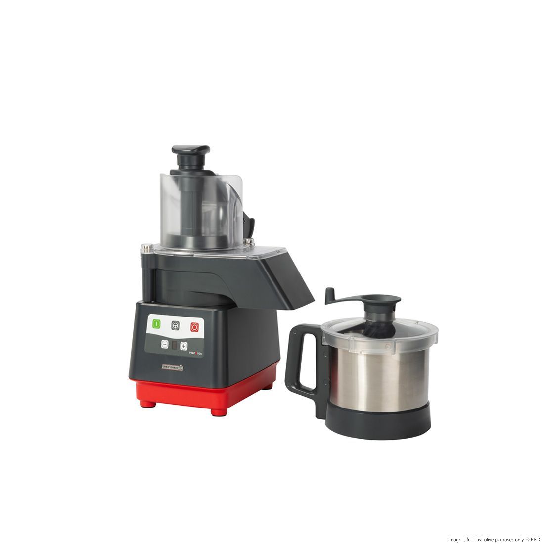 CLEARANCE - Dito Sama PREP4YOU Combination Cutter/Slicer 9 Speeds 3.6L Stainless Steel Bowl - P4U-PV301S3-VIC1058